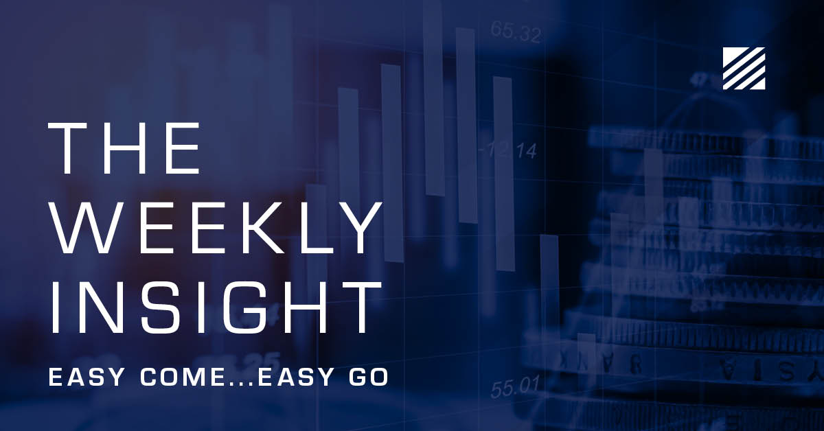 The Weekly Insight: Easy Come, Easy Go Graphic