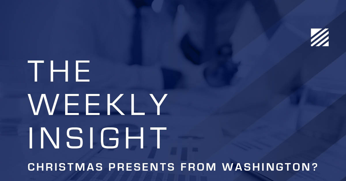 The Weekly Insight: Christmas Presents from Washington? Graphic