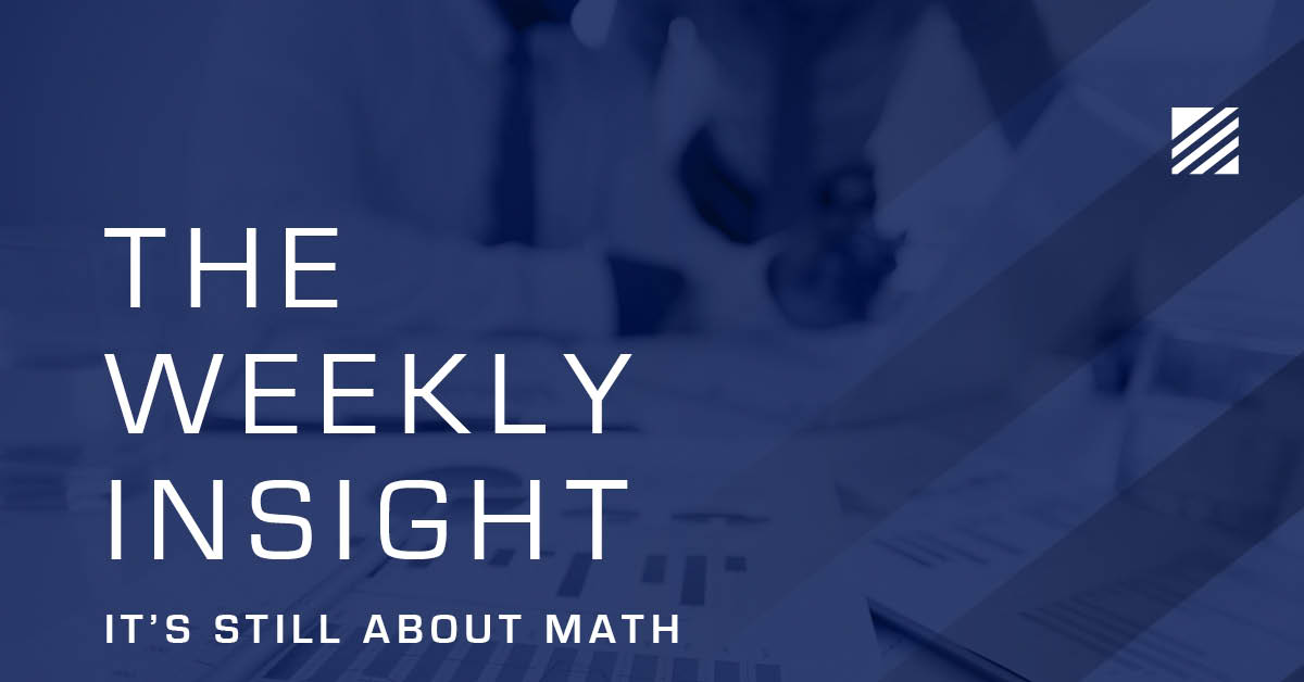 The Weekly Insight: It’s Still About Math Graphic