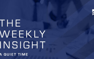 The Weekly Insight: A Quiet Time Graphic