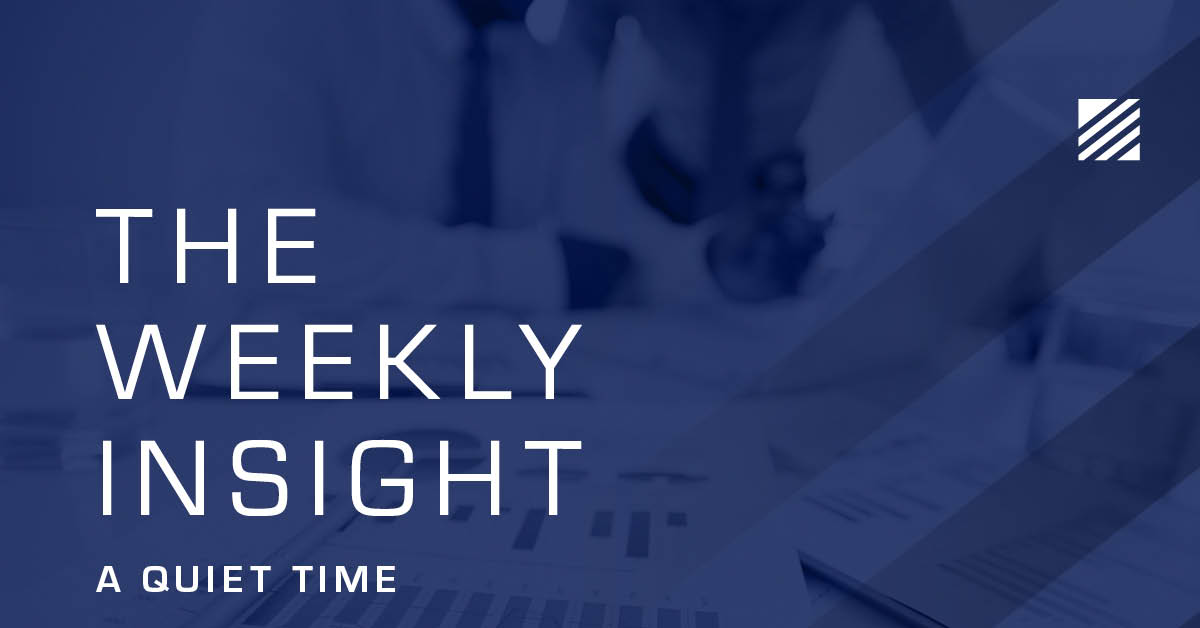 The Weekly Insight: A Quiet Time Graphic
