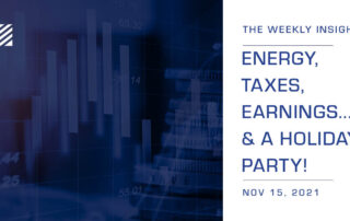 The Weekly Insight: Energy, Taxes, Earnings...and a Holiday Party! Graphic