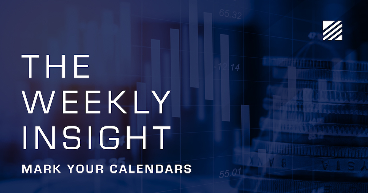 The Weekly Insight: Mark Your Calendars Graphic