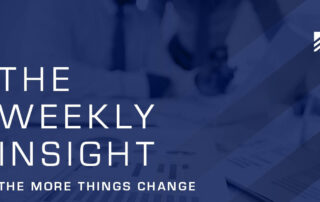 The Weekly Insight: The More Things Change Graphic