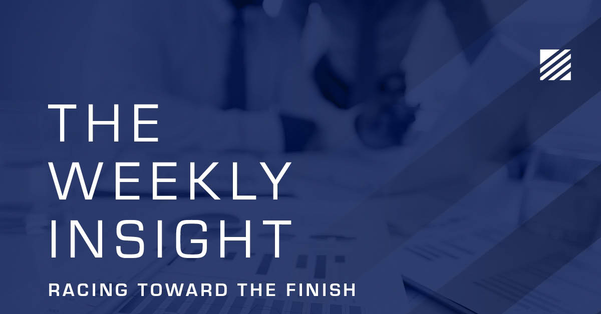 The Weekly Insight: Racing Toward the Finish Graphic