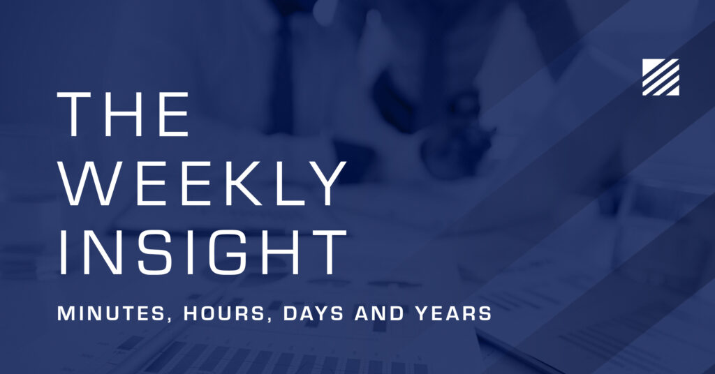 The Weekly Insight: Minutes, Hours, Days and Years Graphic