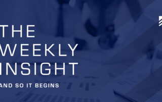 The Weekly Insight: And So It Begins Graphic