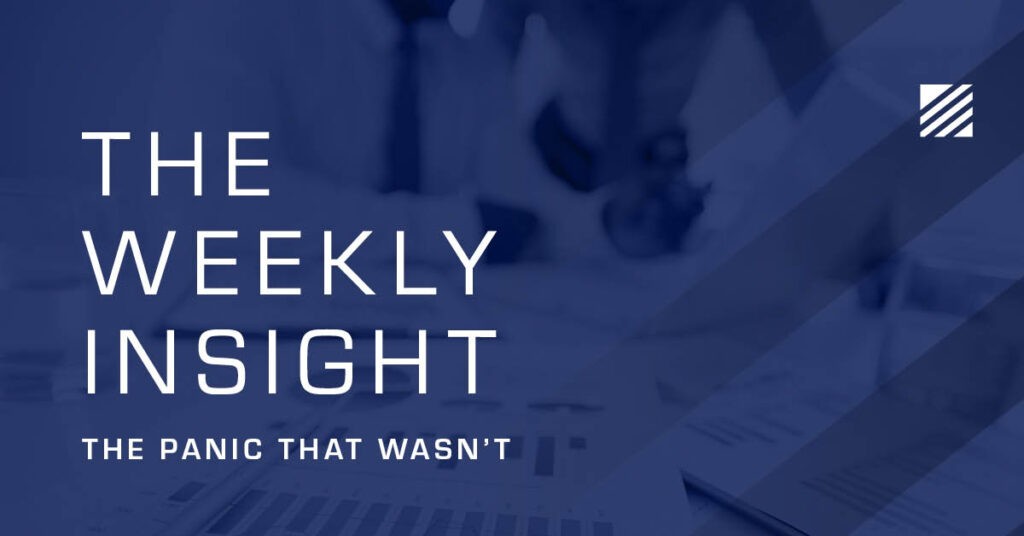 The Weekly Insight: The Panic That Wasn't Graphic