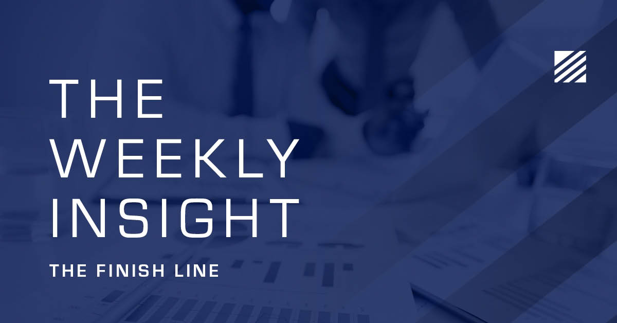 The Weekly Insight: The Finish Line Graphic