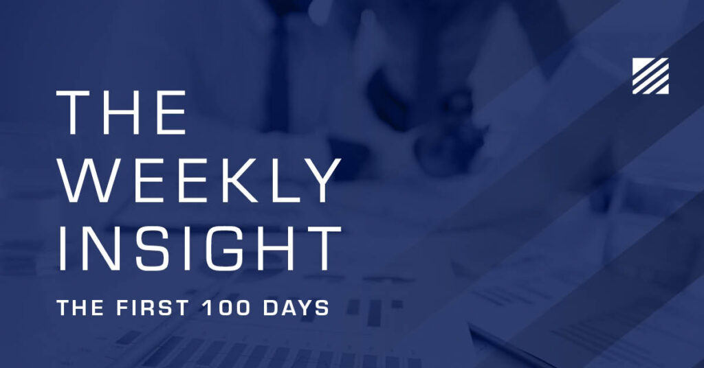 The Weekly Insight: The First 100 Days Graphic