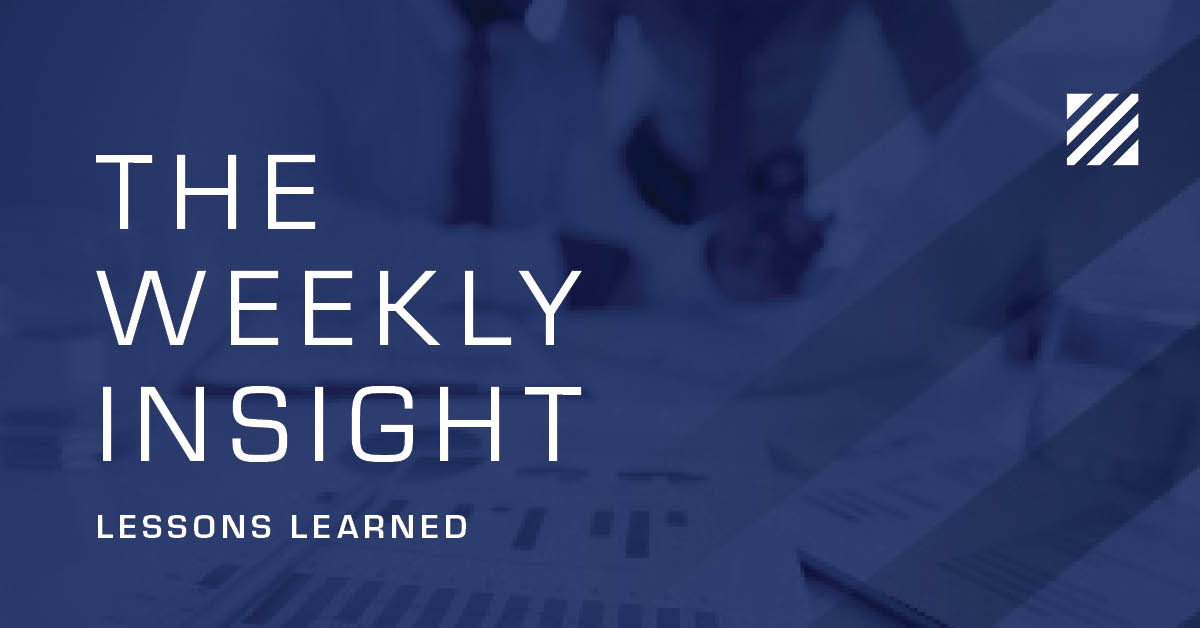 The Weekly Insight: 2025 – Lessons Learned Graphic